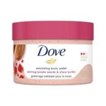 Dove Body Polish Exfoliating Scrub, Moisturizing Shea Butter and Pomegranate Seeds